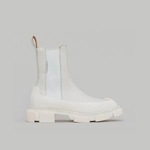 BOTH X BOTH PARIS Chelsea White GAO boots in cream US womens 7